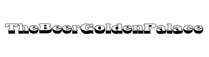 The Beer Golden Palace  Fuentes Gratis Descargar