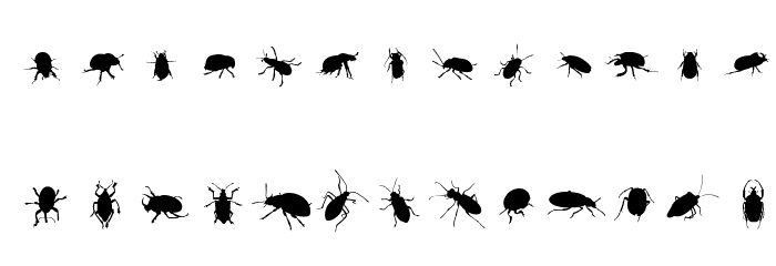 The Beetles Font LOWERCASE