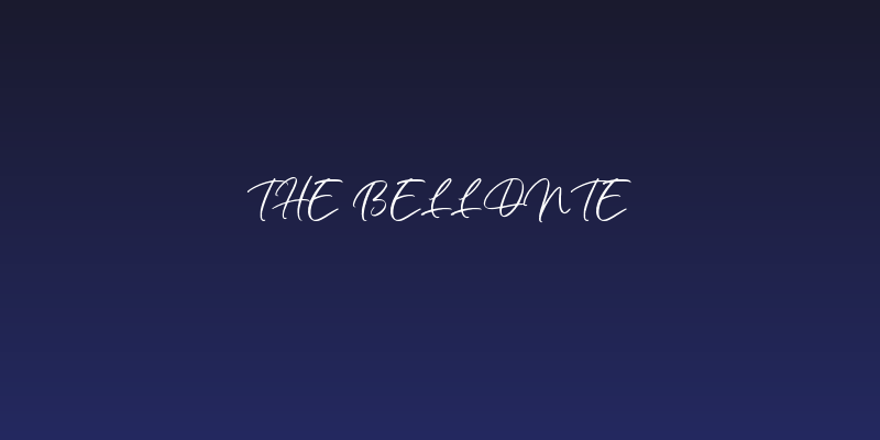 The Bellonte Social Header