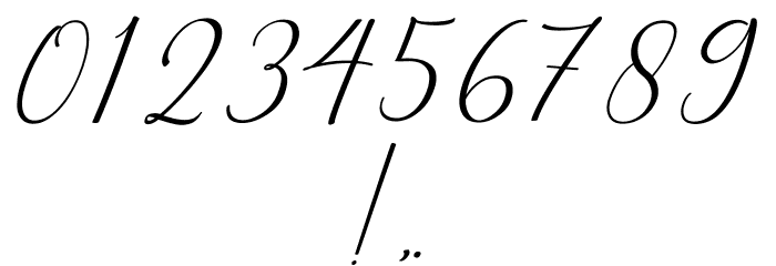 The Bellovia Demo Font OTHER CHARS