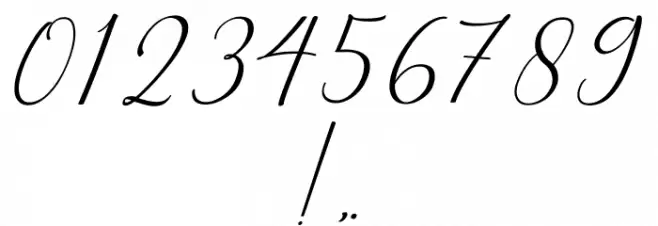 The Bellovia Demo Font OTHER CHARS