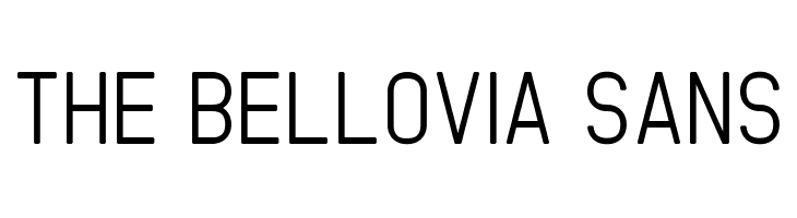 The Bellovia Sans  font caratteri gratis