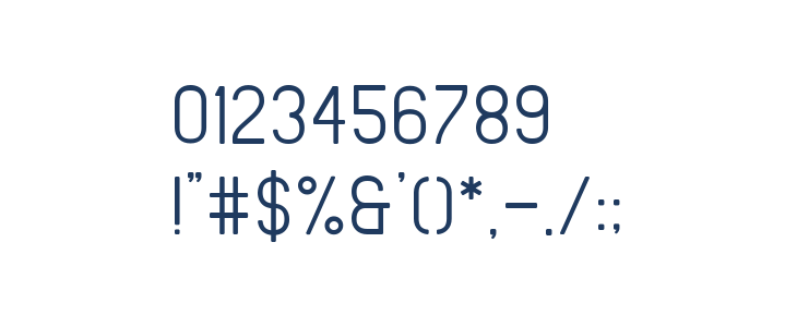 The Bellovia Sans Other Characters