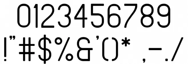 The Bellovia Sans Font OTHER CHARS