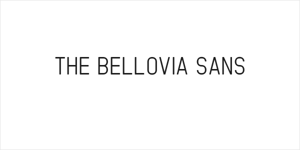 The Bellovia Sans Logo