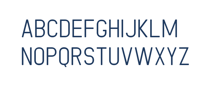 The Bellovia Sans Lowercase