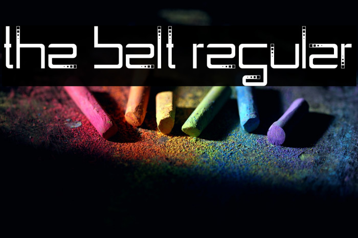 The Belt Regular Example 2