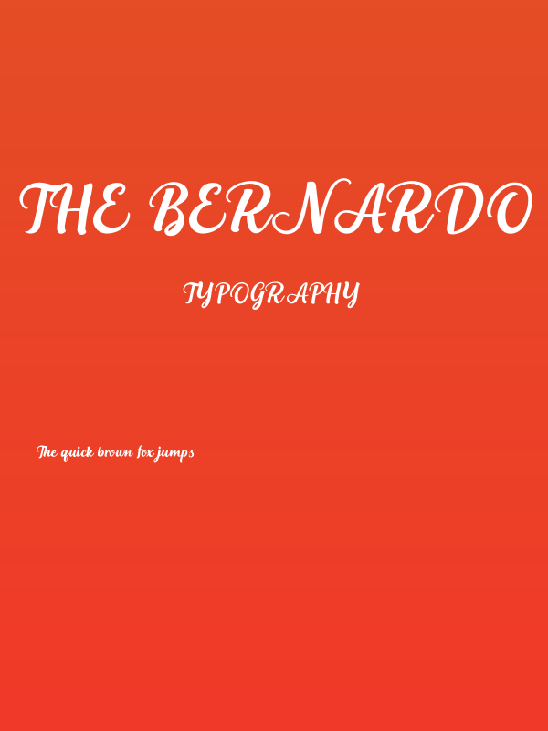The Bernardo Poster