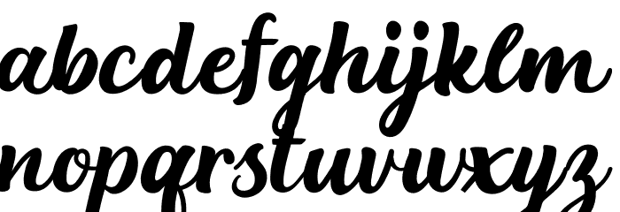The Bernardo Font LOWERCASE
