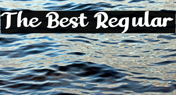 The Best Regular Example 2