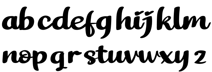 The Best Regular Font LOWERCASE