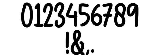 The Best Smile Demo フォント その他の文字