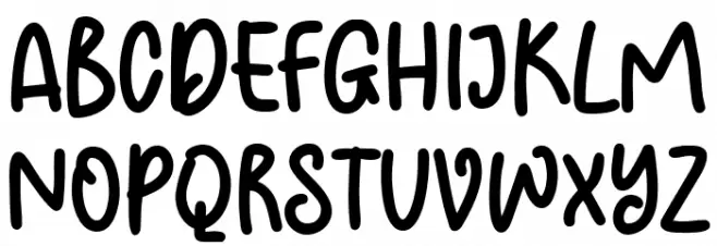 The Best Smile Demo フォント 大文字