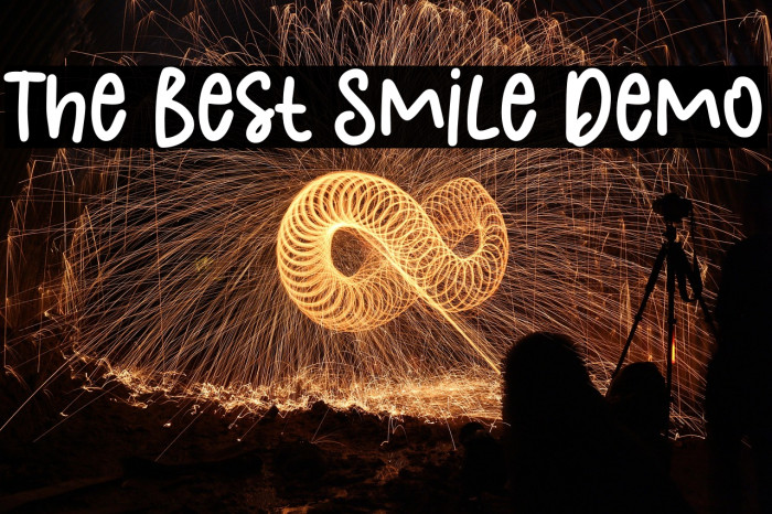 The Best Smile Demo Caratteri examples