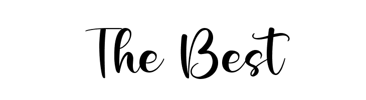 The Best  font caratteri gratis