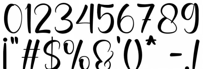 The Best Font OTHER CHARS