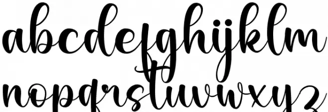The Best Font LOWERCASE