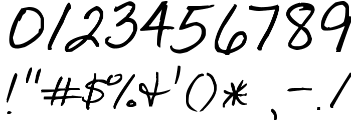 The Betty Font Font OTHER CHARS