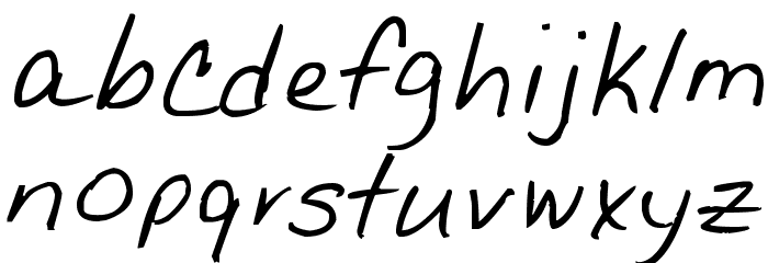 The Betty Font Font LOWERCASE