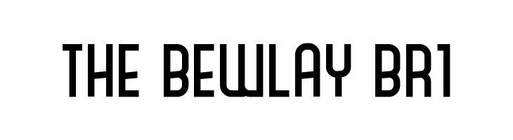 The Bewlay Br1  नि: शुल्क फ़ॉन्ट्स डाउनलोड