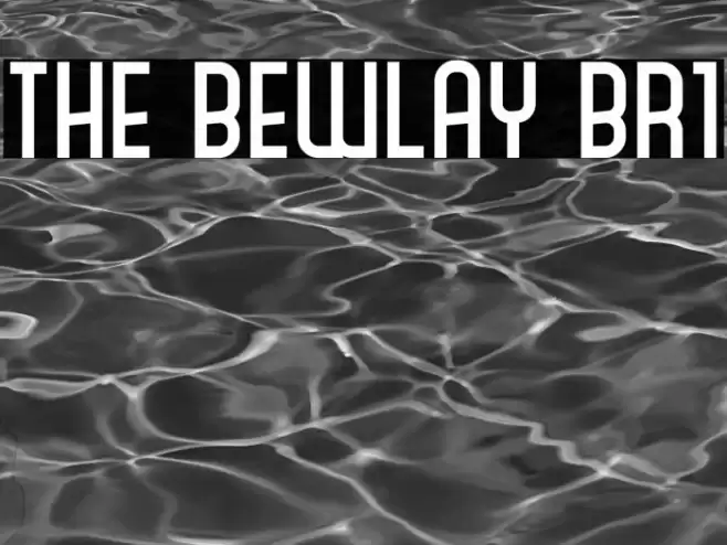 The Bewlay Br1 Font examples