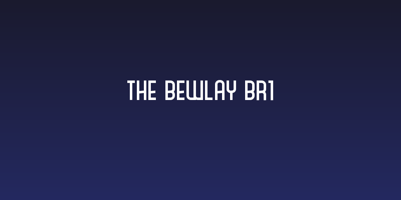 The Bewlay Br1 Social Header