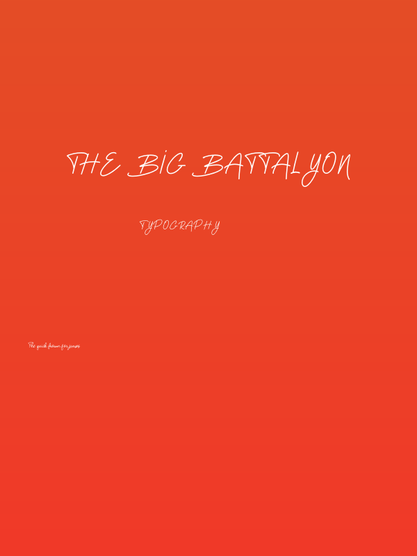 The Big Battalyon Poster