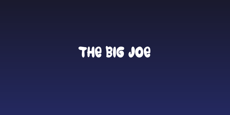 The Big Joe Social Header
