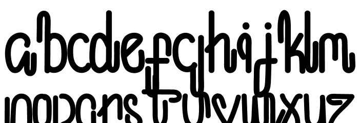 The Biggest Eyes Font LOWERCASE