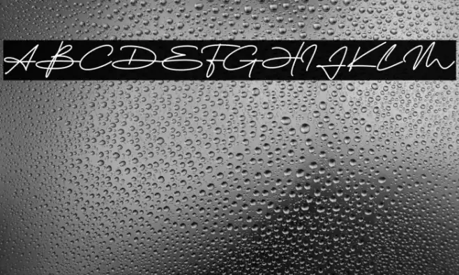 The Billion Monoline Caratteri examples