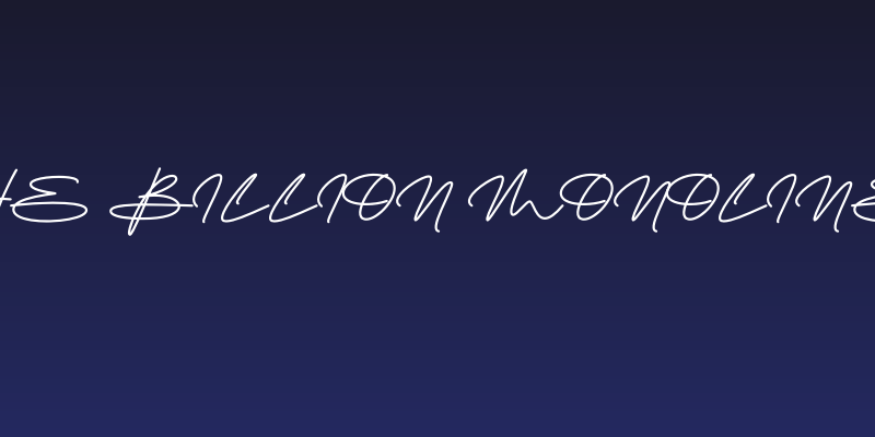 The Billion Monoline Social Header