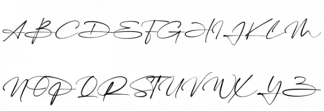 The Billion 字体 大写