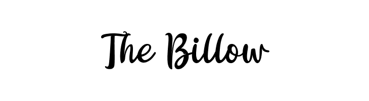 The Billow  Free Fonts Download