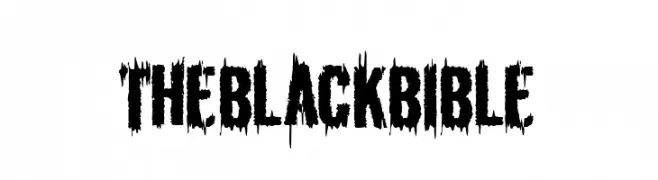 The Black Bible  font caratteri gratis