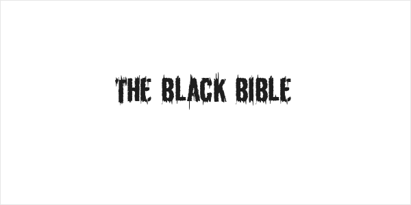 The Black Bible Logo