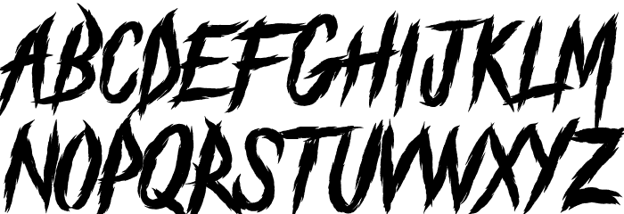 The Black Festival - DEMO Font LOWERCASE