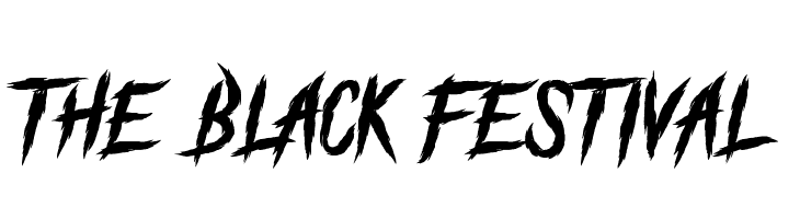 The Black Festival Font
