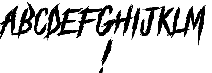 The Black Festival Font OTHER CHARS