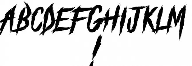 The Black Festival Font OTHER CHARS