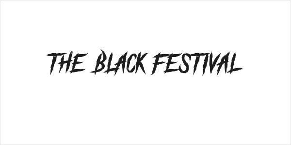 The Black Festival Logo