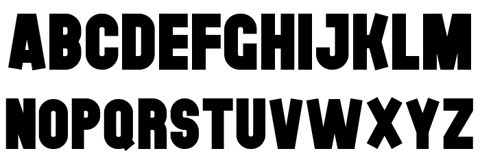 The Black Font Шрифта строчной