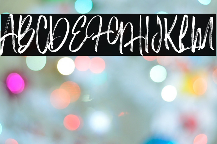 The Black Hat Font examples