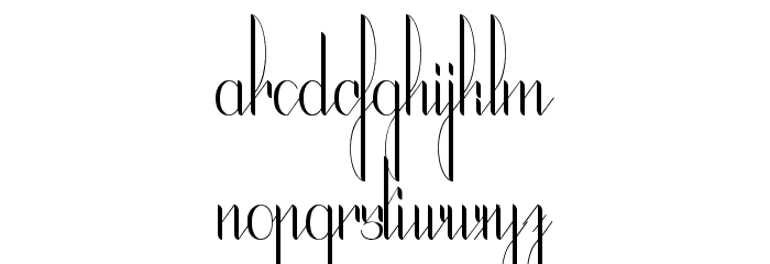 The Black Manba Font LOWERCASE
