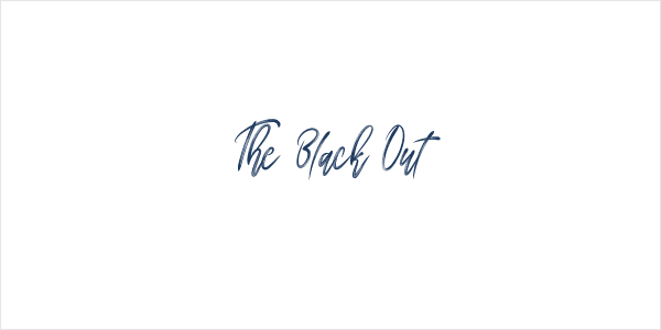 The Black Out Logo