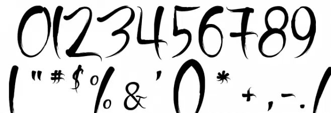 The Black Pearl Font OTHER CHARS