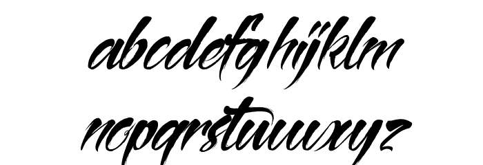 The Black Pearl Font LOWERCASE