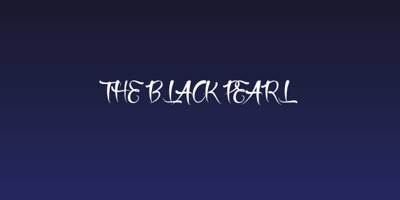 The Black Pearl Social Header
