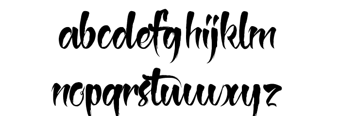 The Black Pearl Font LOWERCASE