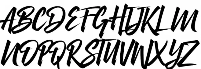 The Blackheads Font UPPERCASE