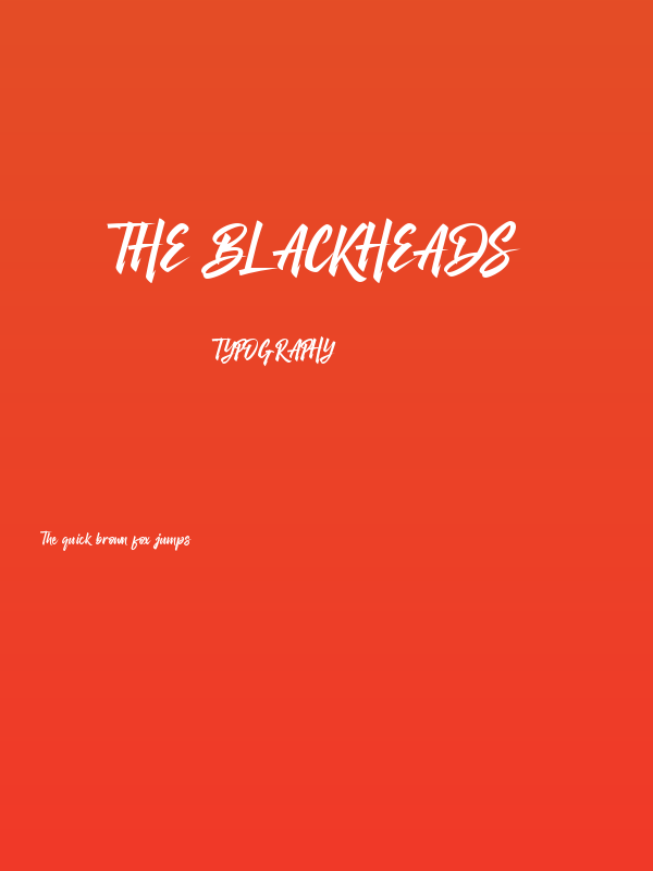 The Blackheads Poster